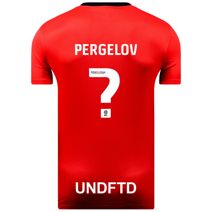 Mulher Camisola Stoyan Pergelov #0 Vermelho Alternativa 2023/24 Camisa Brasil