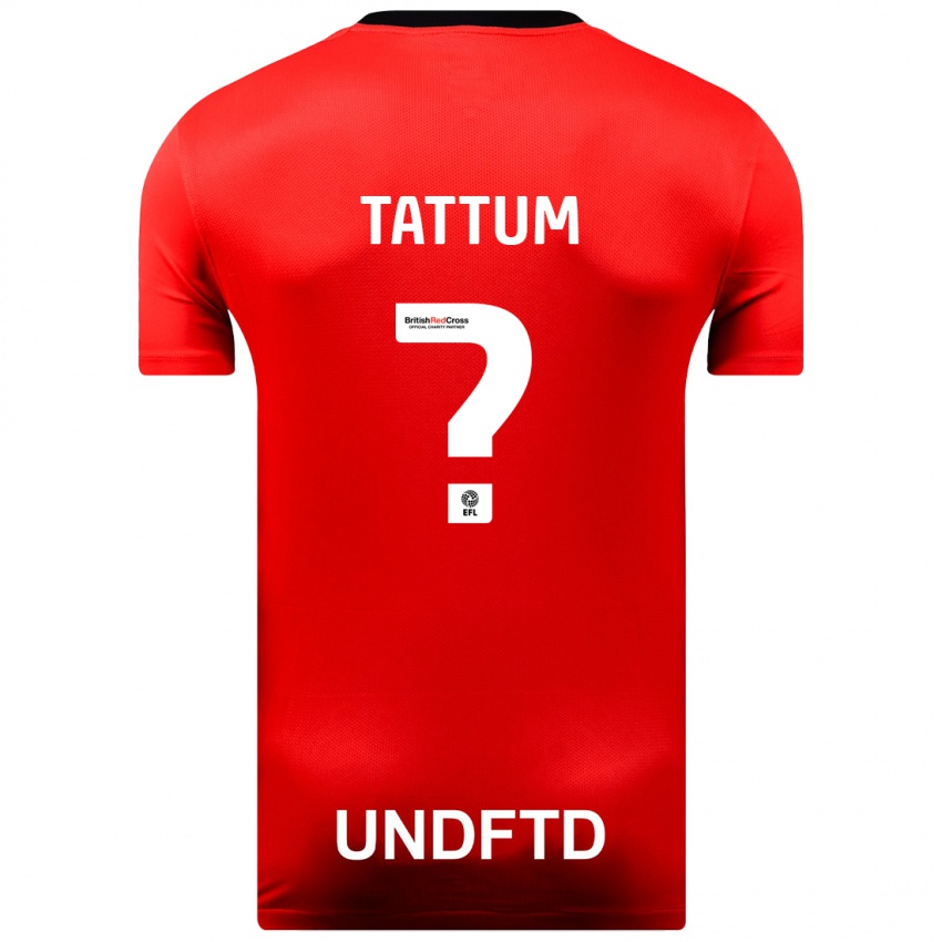 Mulher Camisola Frank Tattum #0 Vermelho Alternativa 2023/24 Camisa Brasil