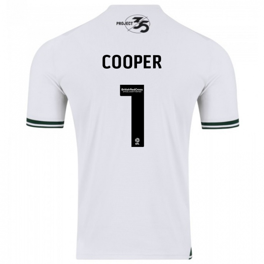 Mulher Camisola Michael Cooper #1 Branco Alternativa 2023/24 Camisa Brasil