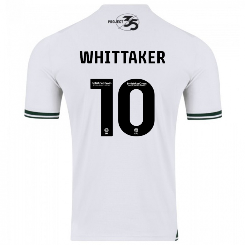 Mulher Camisola Morgan Whittaker #10 Branco Alternativa 2023/24 Camisa Brasil