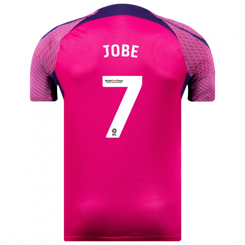 Mulher Camisola Jobe Bellingham #7 Roxo Alternativa 2023/24 Camisa Brasil