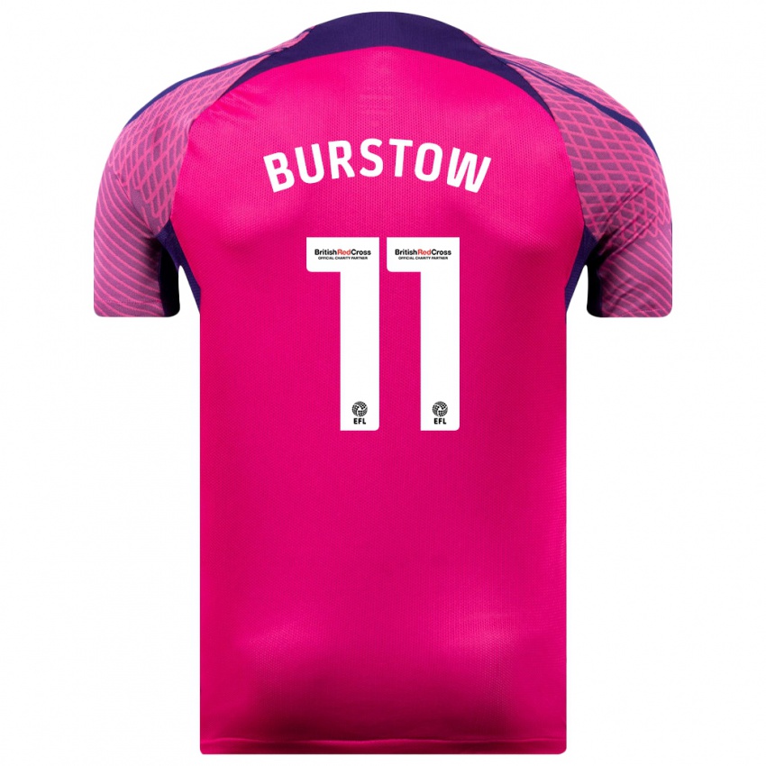 Mulher Camisola Mason Burstow #11 Roxo Alternativa 2023/24 Camisa Brasil