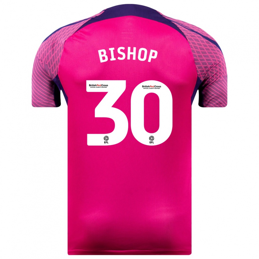 Mulher Camisola Nathan Bishop #30 Roxo Alternativa 2023/24 Camisa Brasil