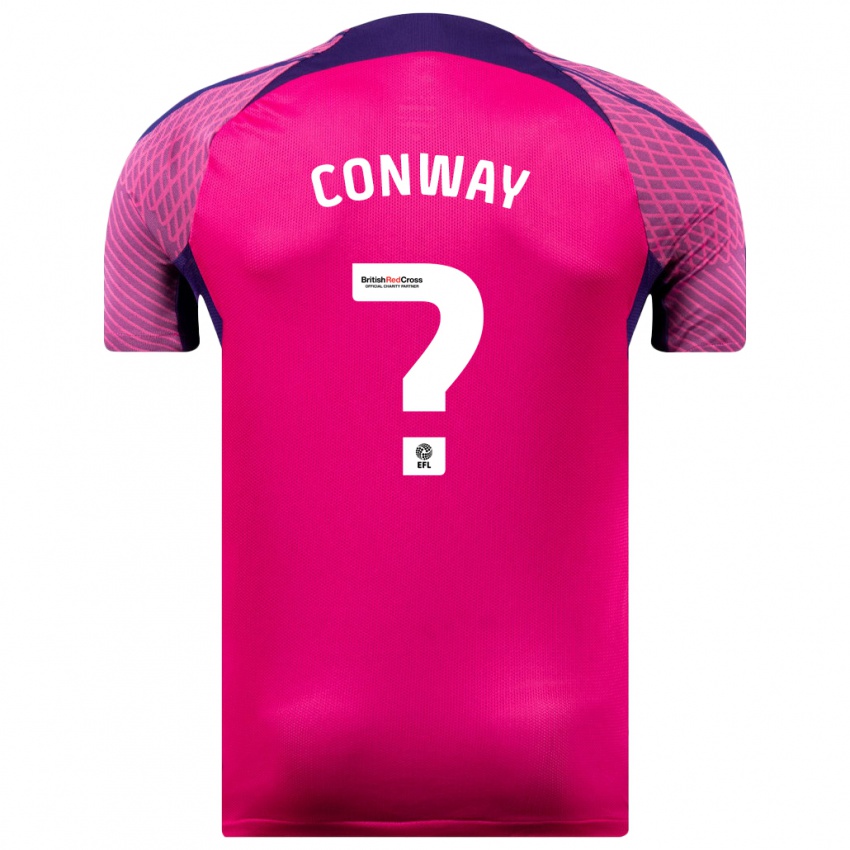 Mulher Camisola Monty Conway #0 Roxo Alternativa 2023/24 Camisa Brasil