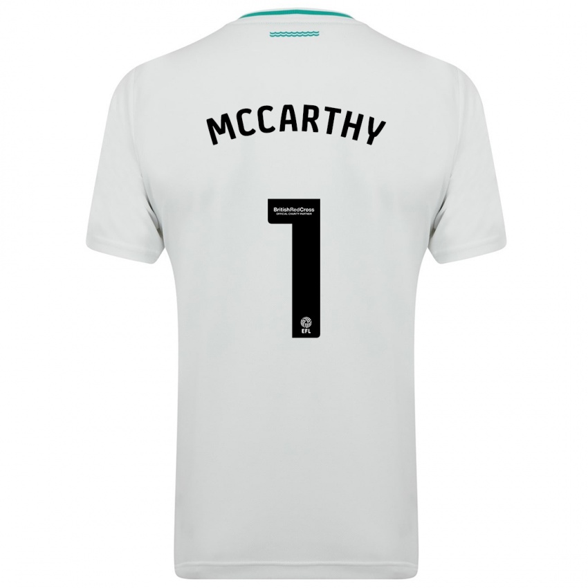 Mulher Camisola Alex Mccarthy #1 Branco Alternativa 2023/24 Camisa Brasil