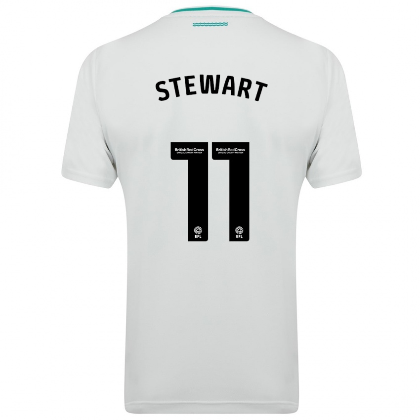 Mulher Camisola Ross Stewart #11 Branco Alternativa 2023/24 Camisa Brasil