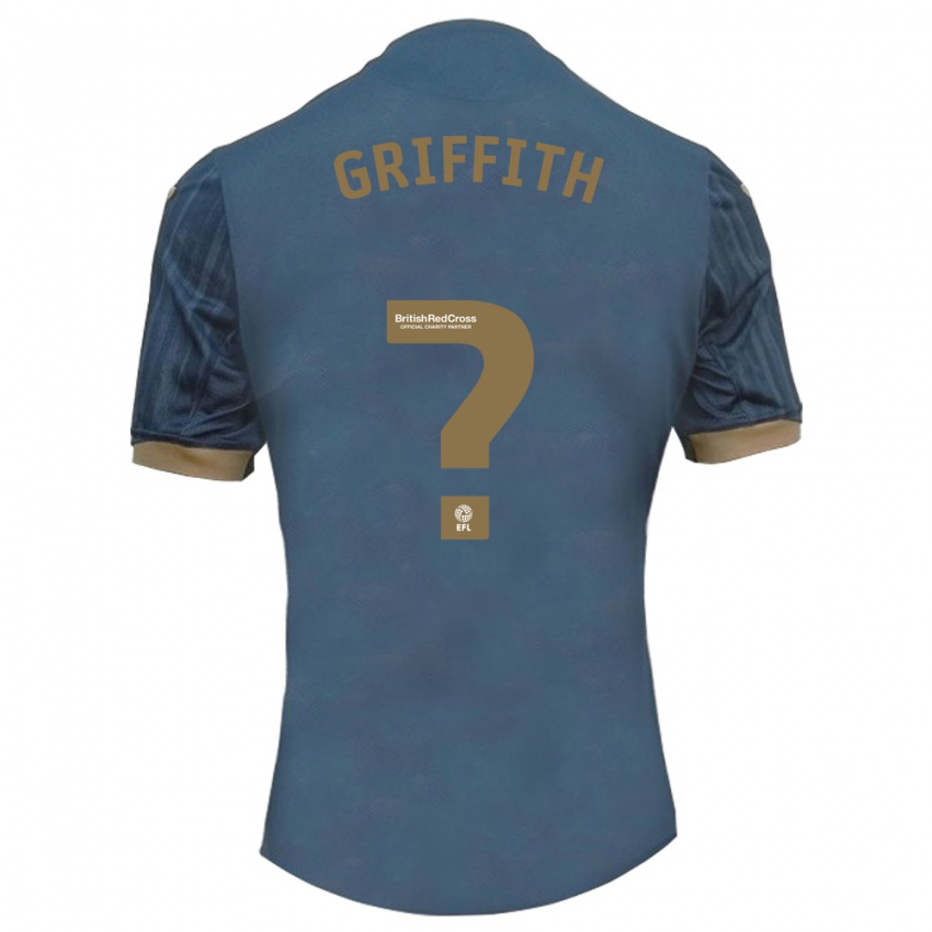 Mulher Camisola Yori Griffith #0 Azul-Petróleo Escuro Alternativa 2023/24 Camisa Brasil