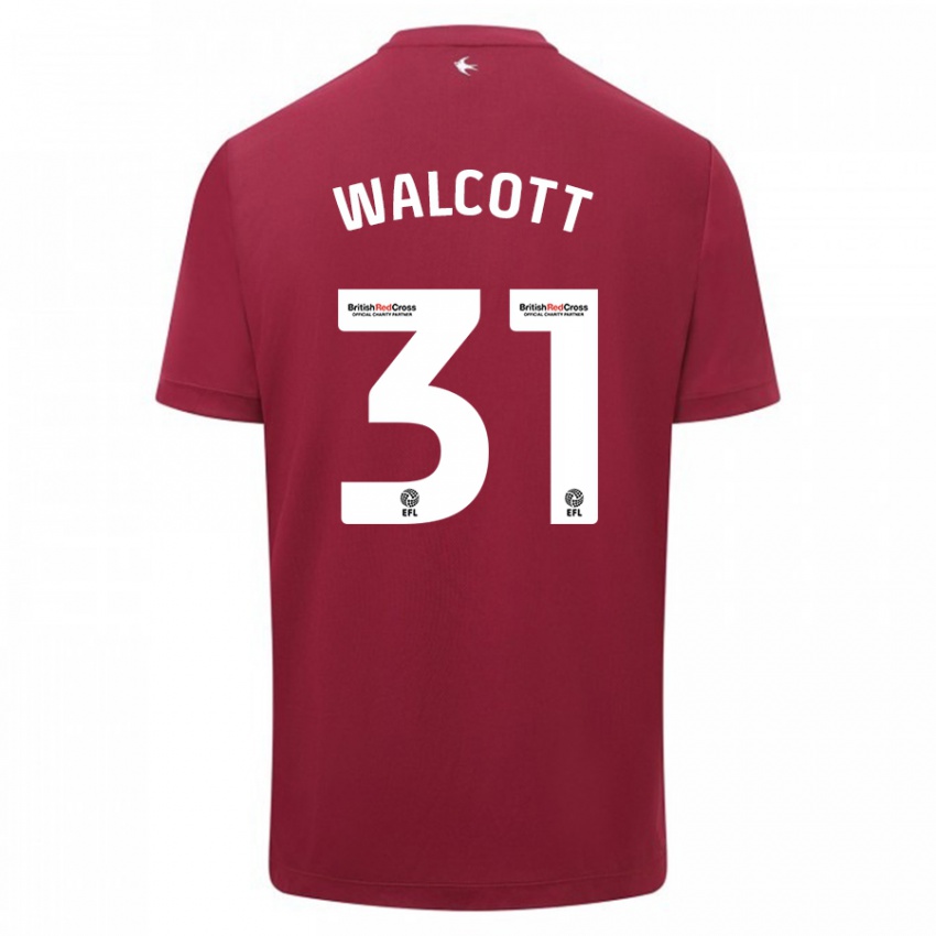 Mulher Camisola Malachi Fagan Walcott #31 Vermelho Alternativa 2023/24 Camisa Brasil