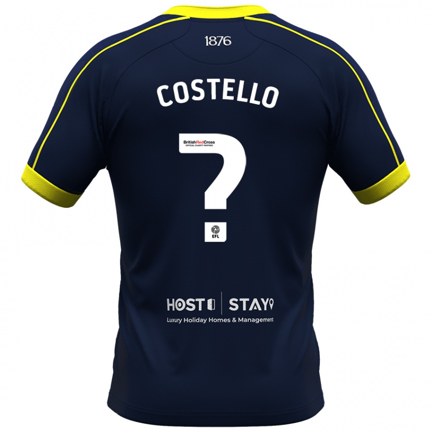 Mulher Camisola Jd Costello #0 Marinha Alternativa 2023/24 Camisa Brasil