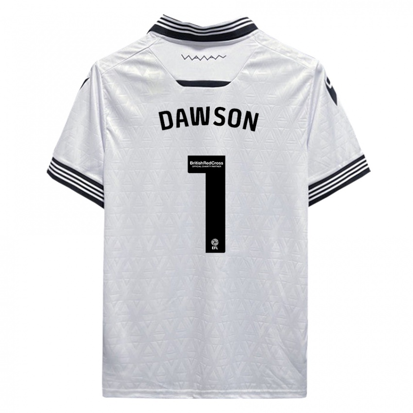 Mulher Camisola Cameron Dawson #1 Branco Alternativa 2023/24 Camisa Brasil