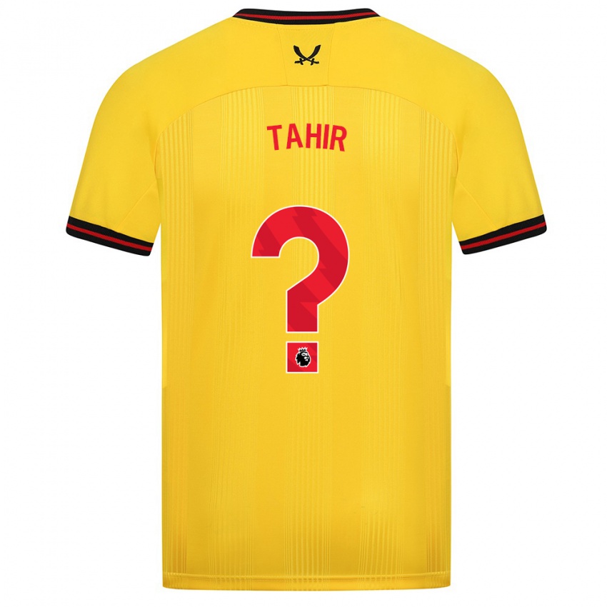 Mulher Camisola Zain Tahir #0 Amarelo Alternativa 2023/24 Camisa Brasil