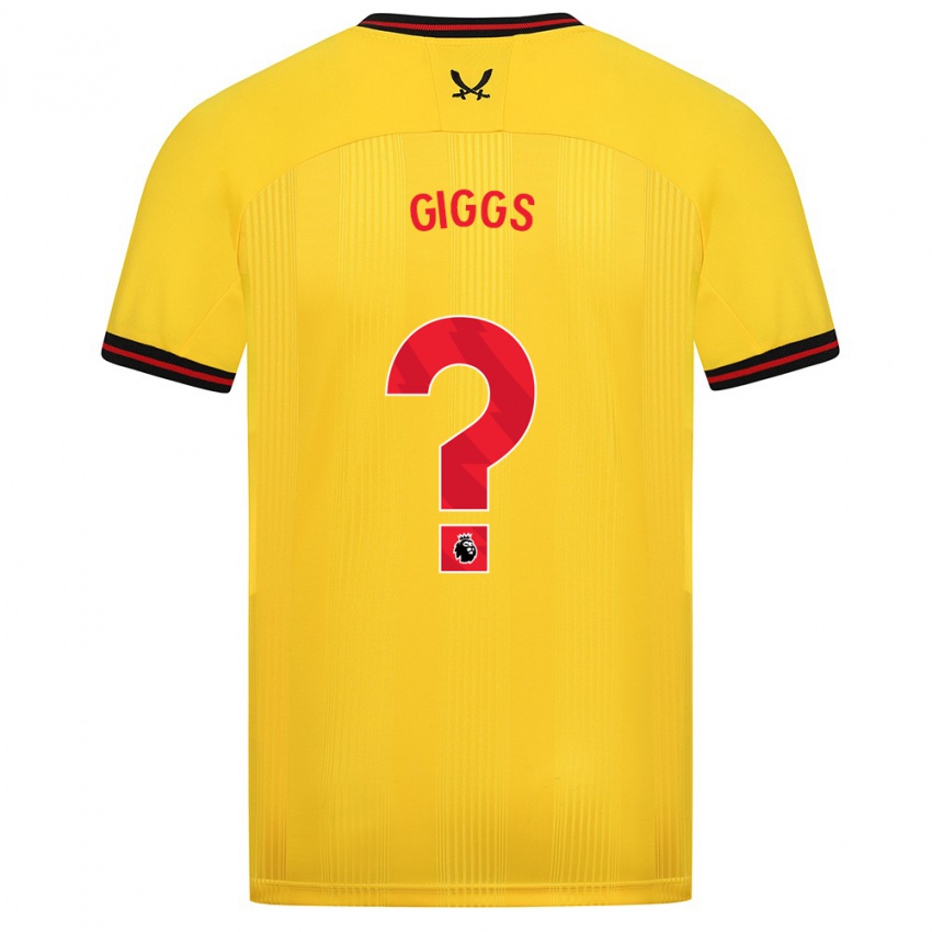 Mulher Camisola Zach Giggs #0 Amarelo Alternativa 2023/24 Camisa Brasil