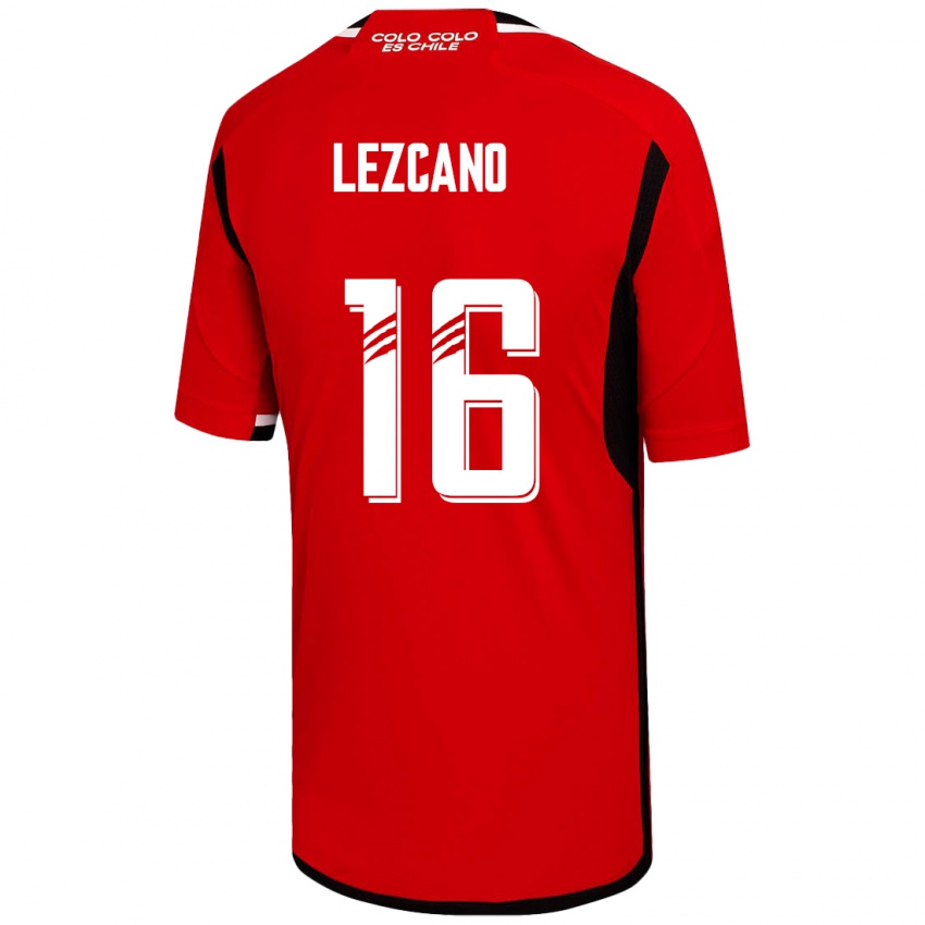 Mulher Camisola Darío Lezcano #16 Vermelho Alternativa 2023/24 Camisa Brasil
