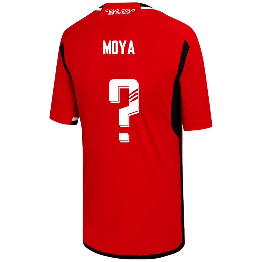 Mulher Camisola Matías Moya #0 Vermelho Alternativa 2023/24 Camisa Brasil