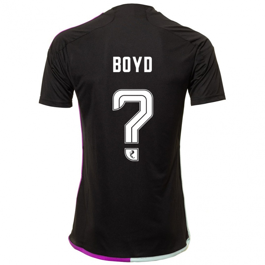Mulher Camisola Fletcher Boyd #0 Preto Alternativa 2023/24 Camisa Brasil