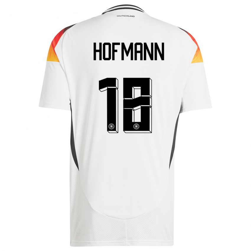 Criança Camisola Alemanha Jonas Hofmann #18 Branco Principal 24-26 Camisa Brasil