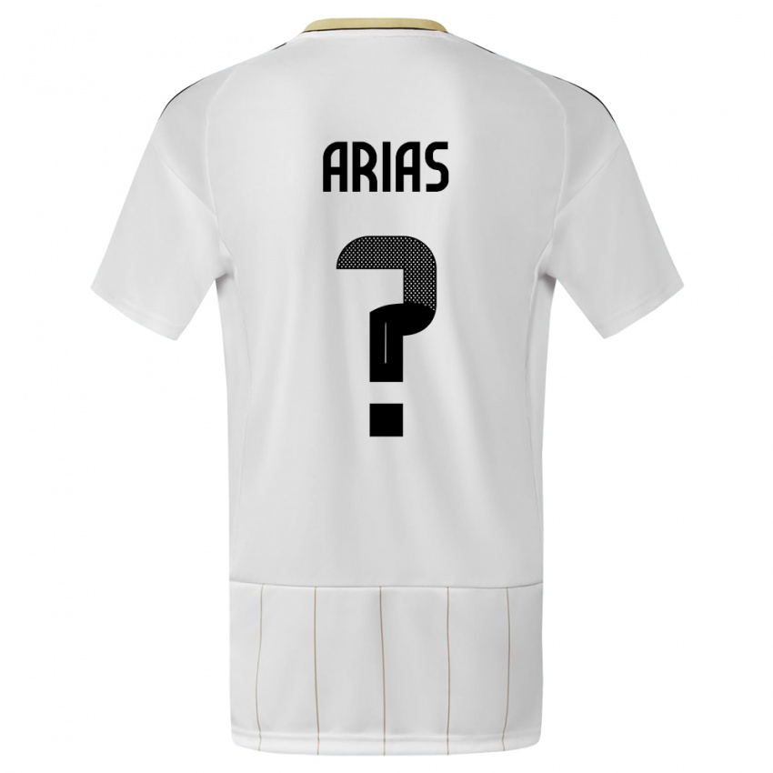 Criança Camisola Costa Rica Jose Arias #0 Branco Alternativa 24-26 Camisa Brasil