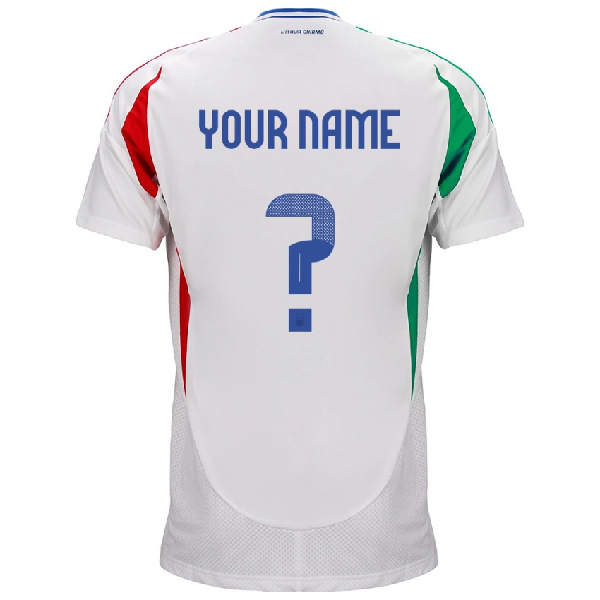 Criança Camisola Itália Seu Nome #0 Branco Alternativa 24-26 Camisa Brasil