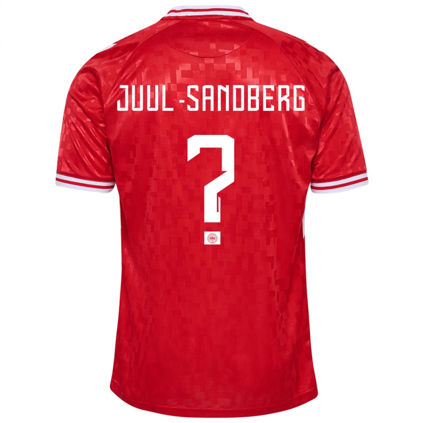 Homem Camisola Dinamarca Nikolaj Juul-Sandberg #0 Vermelho Principal 24-26 Camisa Brasil