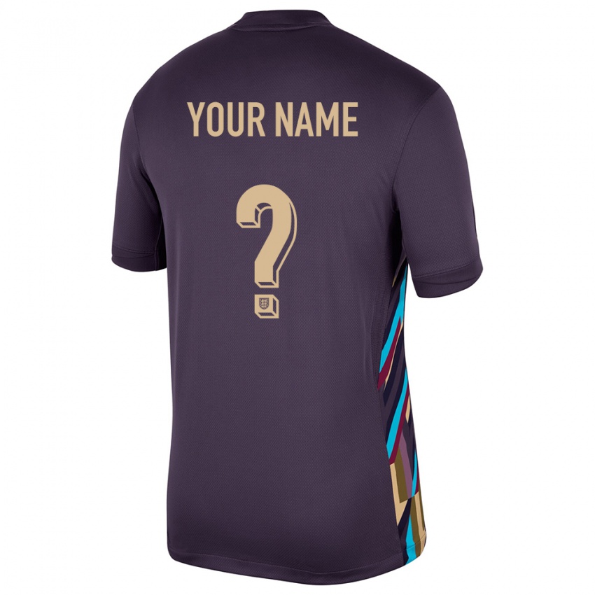 Homem Camisola Inglaterra Seu Nome #0 Passa Escura Alternativa 24-26 Camisa Brasil