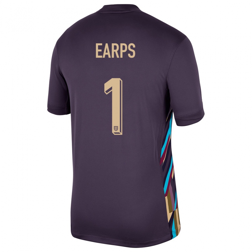 Homem Camisola Inglaterra Mary Earps #1 Passa Escura Alternativa 24-26 Camisa Brasil