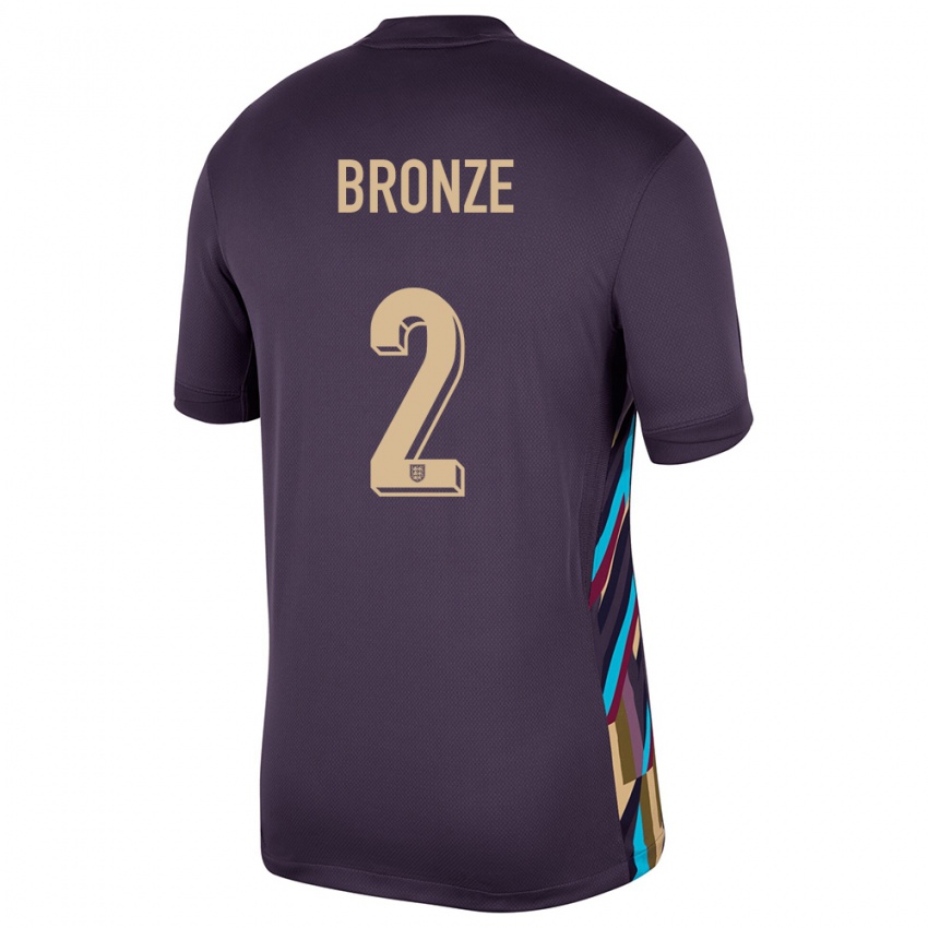 Homem Camisola Inglaterra Lucy Bronze #2 Passa Escura Alternativa 24-26 Camisa Brasil