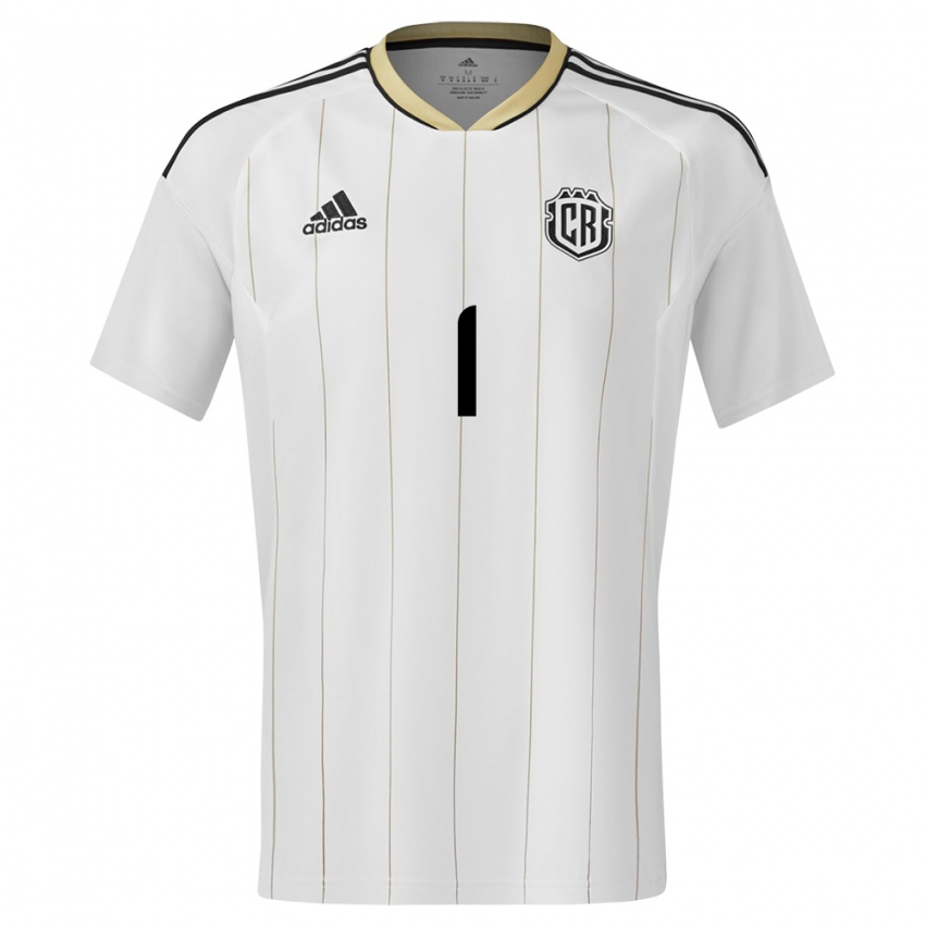 Homem Camisola Costa Rica Noelia Bermudez #1 Branco Alternativa 24-26 Camisa Brasil