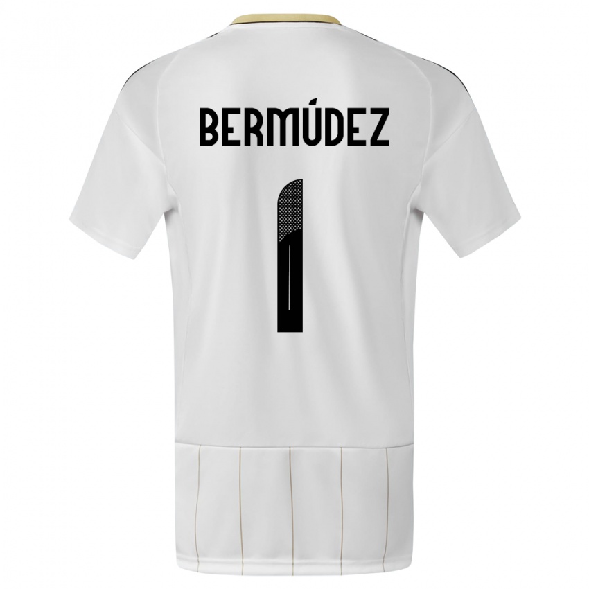Homem Camisola Costa Rica Noelia Bermudez #1 Branco Alternativa 24-26 Camisa Brasil