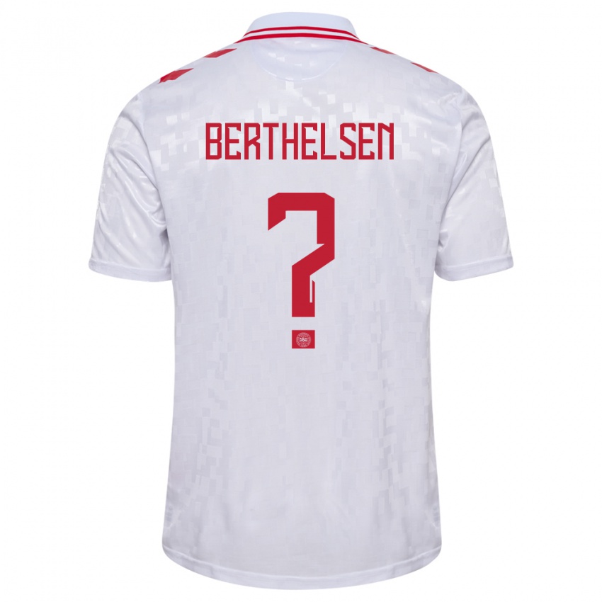 Homem Camisola Dinamarca Villum Berthelsen #0 Branco Alternativa 24-26 Camisa Brasil