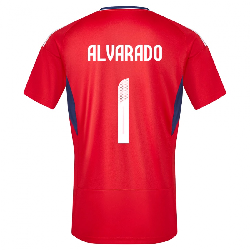 Mulher Camisola Costa Rica Esteban Alvarado #1 Vermelho Principal 24-26 Camisa Brasil