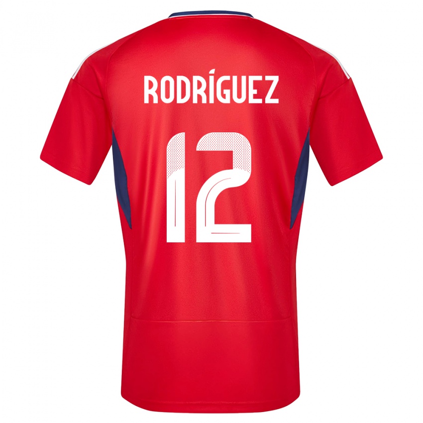 Mulher Camisola Costa Rica Lixy Rodriguez #12 Vermelho Principal 24-26 Camisa Brasil