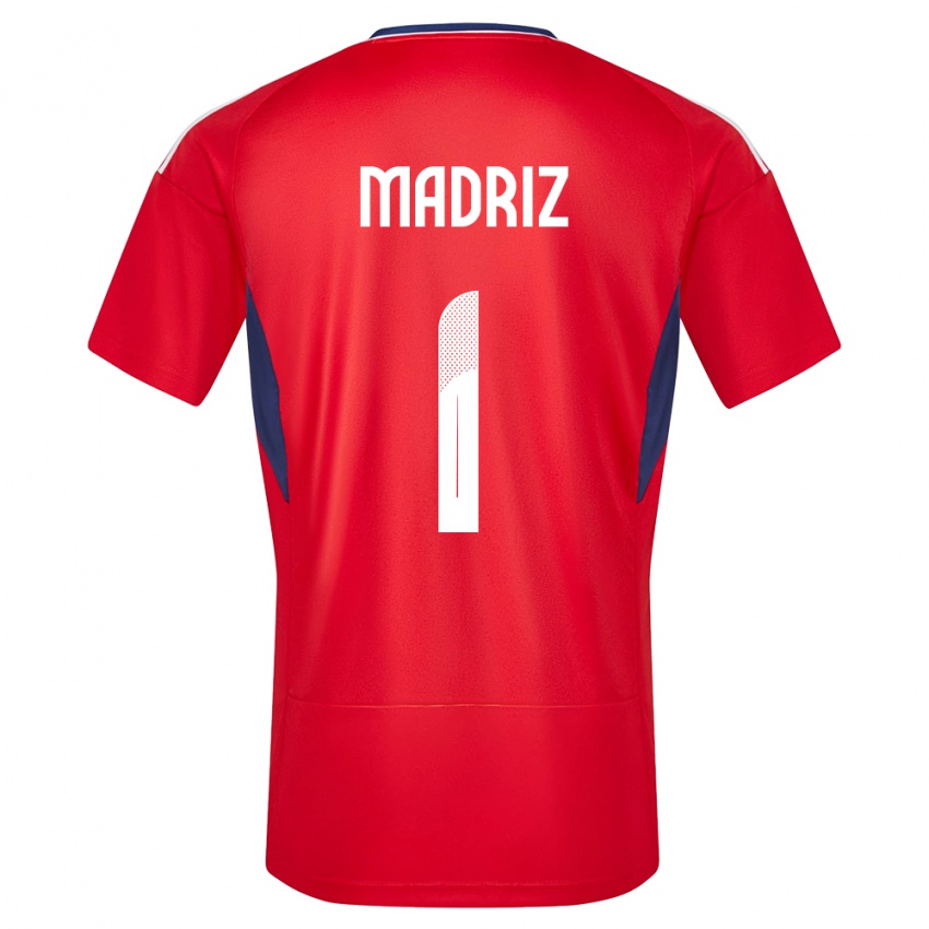 Mulher Camisola Costa Rica Abraham Madriz #1 Vermelho Principal 24-26 Camisa Brasil