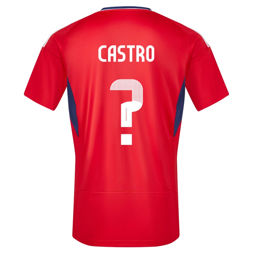 Mulher Camisola Costa Rica Mathias Castro #0 Vermelho Principal 24-26 Camisa Brasil