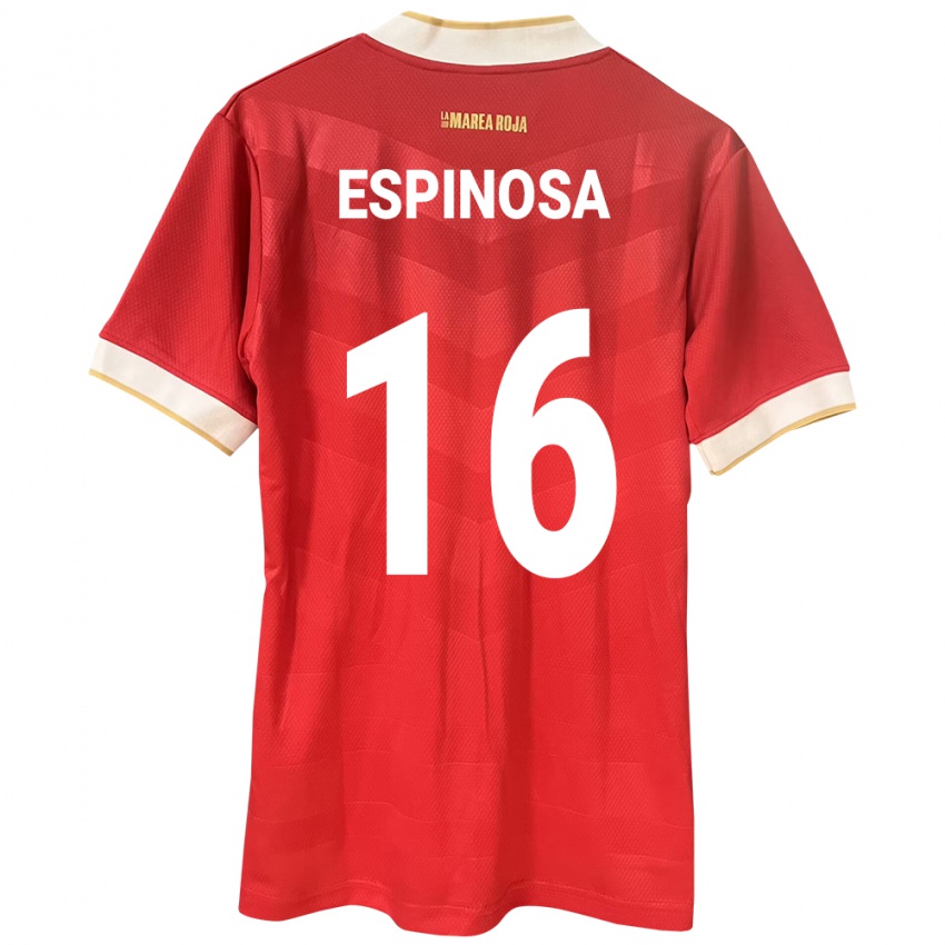 Mulher Camisola Panamá Rebeca Espinosa #16 Vermelho Principal 24-26 Camisa Brasil