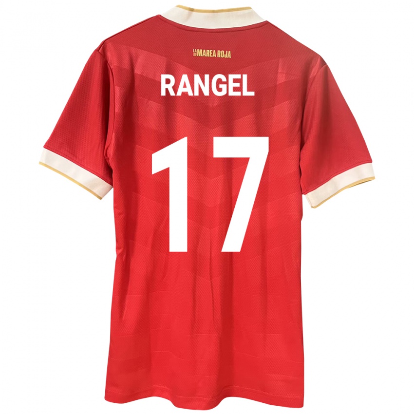 Mulher Camisola Panamá Kenia Rangel #17 Vermelho Principal 24-26 Camisa Brasil