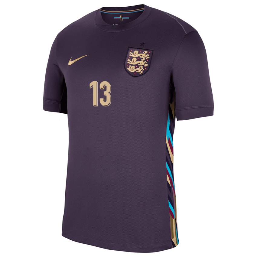 Mulher Camisola Inglaterra Josh Griffiths #13 Passa Escura Alternativa 24-26 Camisa Brasil