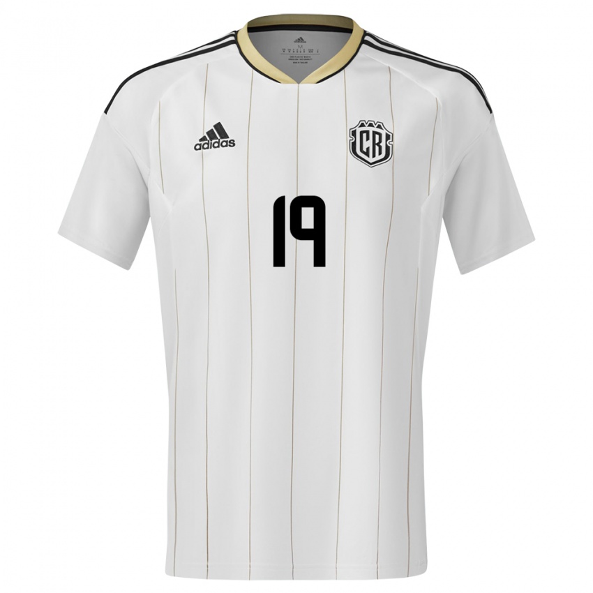 Mulher Camisola Costa Rica Kendall Waston #19 Branco Alternativa 24-26 Camisa Brasil
