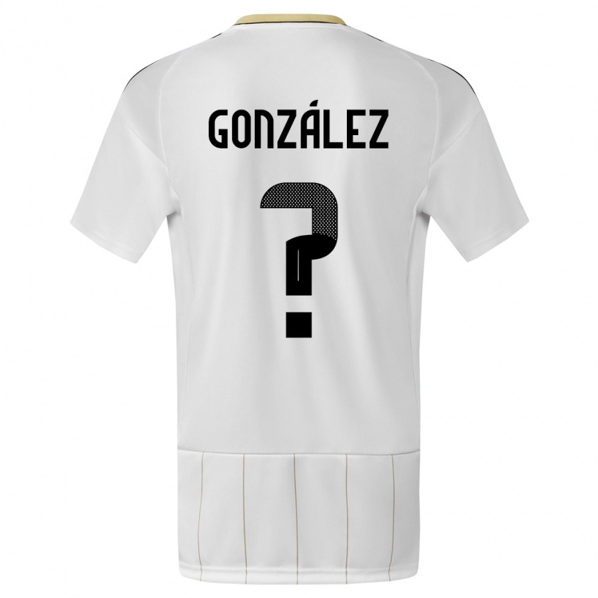 Mulher Camisola Costa Rica Ariel Gonzalez #0 Branco Alternativa 24-26 Camisa Brasil