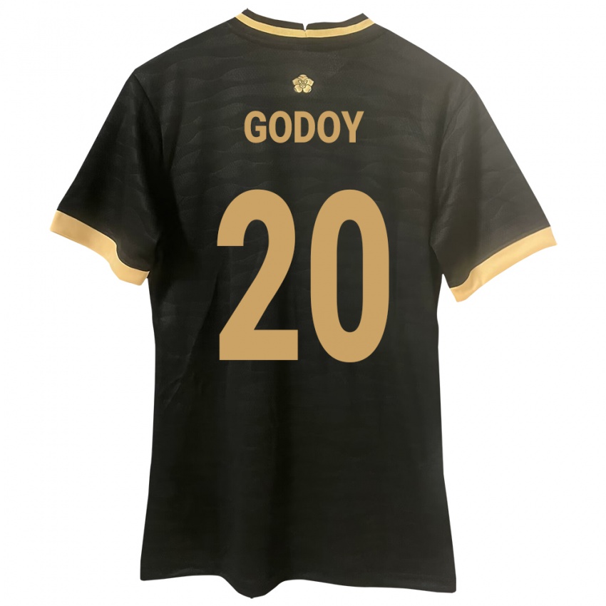 Mulher Camisola Panamá Aníbal Godoy #20 Preto Alternativa 24-26 Camisa Brasil