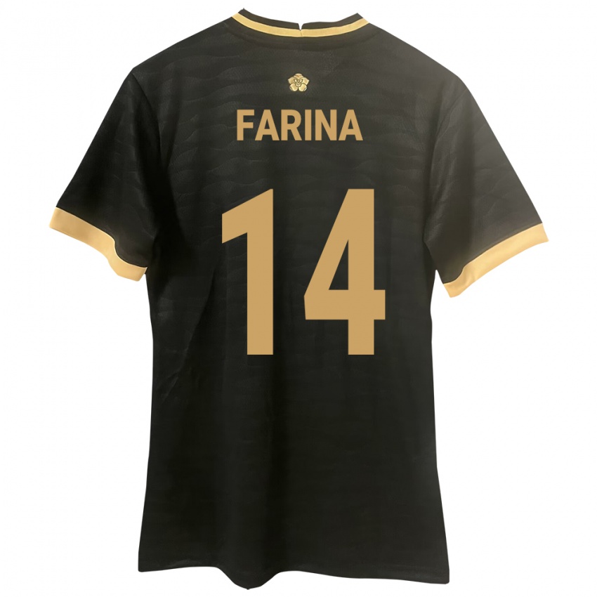 Mulher Camisola Panamá Edgardo Fariña #14 Preto Alternativa 24-26 Camisa Brasil