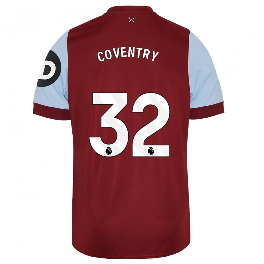 Criança Camisola Conor Coventry #32 Marrom Principal 2023/24 Camisa Brasil