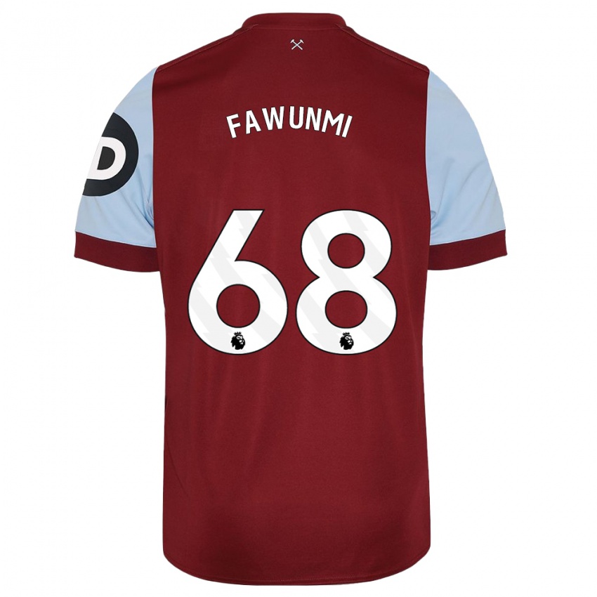 Criança Camisola Favour Fawunmi #68 Marrom Principal 2023/24 Camisa Brasil