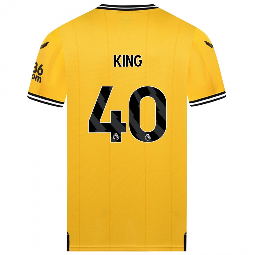 Criança Camisola Tom King #40 Amarelo Principal 2023/24 Camisa Brasil
