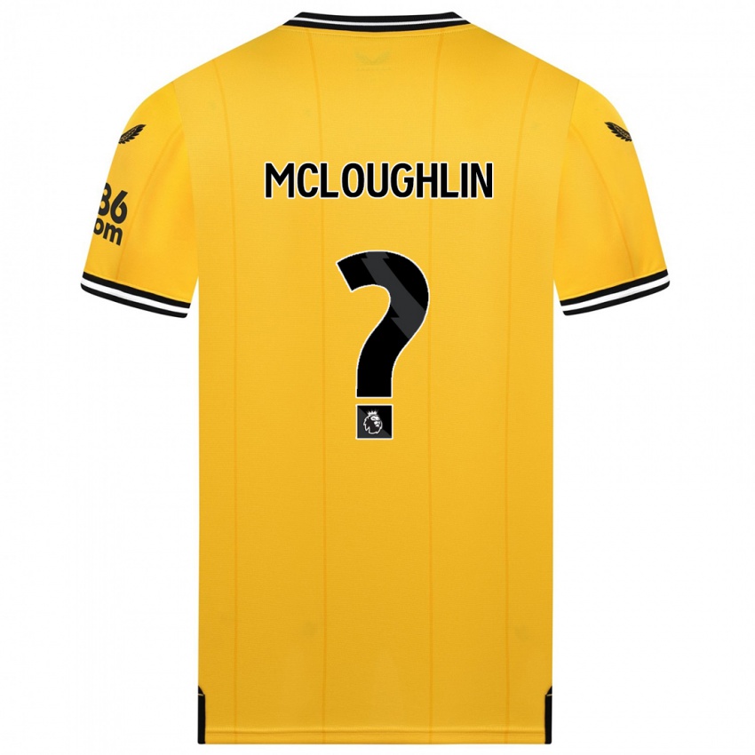 Criança Camisola Lee Mcloughlin #0 Amarelo Principal 2023/24 Camisa Brasil