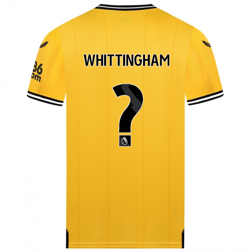 Criança Camisola Matthew Whittingham #0 Amarelo Principal 2023/24 Camisa Brasil