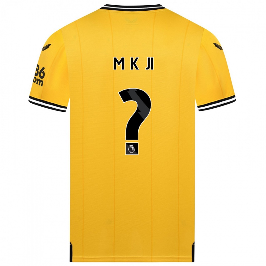Criança Camisola Min-Kyu Ji #0 Amarelo Principal 2023/24 Camisa Brasil