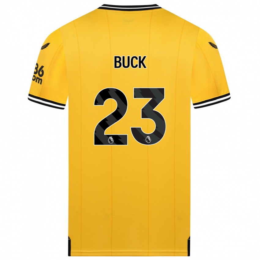 Criança Camisola Alex Buck #23 Amarelo Principal 2023/24 Camisa Brasil