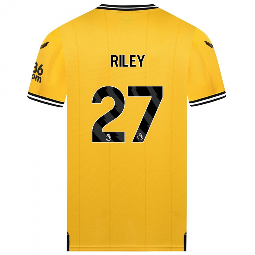 Criança Camisola Lauren Riley #27 Amarelo Principal 2023/24 Camisa Brasil