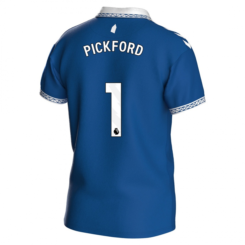 Criança Camisola Pickford #1 Azul Real Principal 2023/24 Camisa Brasil