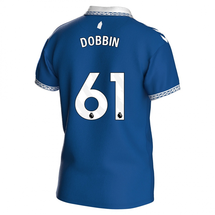 Criança Camisola Lewis Dobbin #61 Azul Real Principal 2023/24 Camisa Brasil